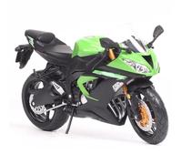 Modèle de Moto Modèle Réduit De Moto Course en Alliage Jouet Simulation Métal 1:12 pour Kawasaki pour Ninja ZX6R