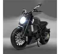 Modèle de Moto Modèle Réduit De Moto Motocross 1/12, Jouet Collection, Cadeau, Moulage sous Pression Statique pour Ducati Diavel(Nero)