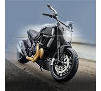 Modèle de Moto Modèle Réduit De Moto Moulé sous Pression 1/12 en Alliage, Jouet Collection, Tout-Terrain, pour Ducati Diavel(Nero)