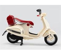 Modèle de Moto Modèle Réduit De Moto Moulé sous Pression 1:12, Jouet Sonore Et Lumineux, Décoration D'intérieur, Cadeau d'anniversaire pour Vespa 946(Beige)