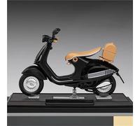 Modèle de Moto Modèle Réduit De Moto Moulé sous Pression en Alliage À L'échelle 1/12, Jouet Collection, Son Et Lumière, Tout-Terrain pour Vespa 946(Nero)