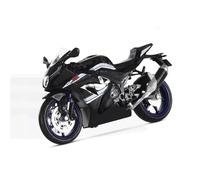 Modèle de Moto Modèles De Motos pour Suzuki GSX R1000R Moulés sous Pression en Alliage À L'échelle 1:12, avec Amortisseurs, Cadeaux d'anniversaire(Nero)