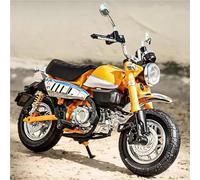Modèle de Moto Modèles De Voitures Miniatures en Alliage Moulé sous Pression avec Pneus Caoutchouc Absorbant Les Chocs Motos 1/12 pour H&Onda Moenkey(Yellow)