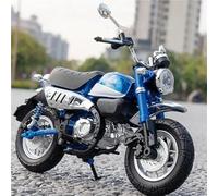 Modèle de Moto Modèles De Voitures Miniatures en Alliage Moulé sous Pression avec Pneus Caoutchouc Absorbant Les Chocs Motos 1/12 pour H&Onda Moenkey(Turquesa)