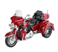 Modèle de Moto Moto Son Et Lumière 1:9 pour Harley pour Davidson TRI Glide Ultra, Modèle Alliage Moulé sous Pression(Rosso)