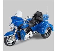Modèle de Moto Moto Son Et Lumière, Cadeaux De Noël 1:9 pour Harley pour Davidson TRI Glide Ultra, Modèle Alliage Moulé sous Pression(Turquesa)