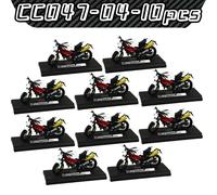 Modèle De Moto Portable Pour Enfants,Décoration De Chambre À Coucher,Bureau,Voiture,Jouet,Compte Tenu Du Modèle,Cadeau D'anniversaire,Noël,1:18 - Type [Cc047-04]-10pcs