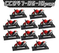 Modèle De Moto Portable Pour Enfants,Décoration De Chambre À Coucher,Bureau,Voiture,Jouet,Compte Tenu Du Modèle,Cadeau D'anniversaire,Noël,1:18 - Type [Cc047-06]-10pcs