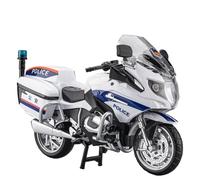 Modèle de moto Pour BMW R1250 RT 1:12 Alliage Modèle De Moto De Course Haute Simulation Moulage Sous Pression En Métal Rue Touring Modèle De Moto Adulte Jouet Cadeaux(Police White)