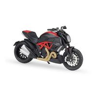 Modèle de moto Pour Ducati Diavel Carbone 1:18 Rouge Moulé Sous Pression Voiture De Collection Passe-temps Moto Modèle Jouets