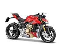 Modèle de moto Pour Ducati SCRAMBLER 1:18 Simulation Moto Modèle Moto Die-cast Cadeau De Collection Véhicule Ornements(SUPER NAKED V4 S)