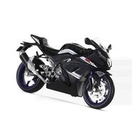 Modèle De Moto pour Suzuki GSX R1000R, Jouet Voiture Moulé sous Pression, Roue Avant, Direction Miniature 1:12