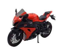 Modèle De Moto pour Suzuki GSX R1000R, Jouet Voiture Moulé sous Pression, Roue Avant, Direction Miniature 1:12