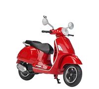 Modèle de moto Pour Vespa PK 125s 1:18 Statique Moulé Sous Pression Voiture Objets De Collection Amateur Moto Modèle Jouets Roman Holiday Collection(GTS 125CC red)
