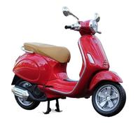 Modèle de Moto pour Vespa Primavera 150 Collection Loisirs Échelle 1:12 Modèle De Moto Moulé sous Pression Statique(Rouge)