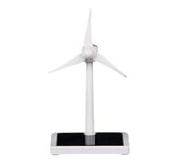 Modèle De Moulin à Solaire - Moulin De Bureau Éducatif, Ornement Artisanal Pour L'enseignement Des Sciences, Turbine Miniature Rotation Avec Fonction D'énergie Solaire, Outil