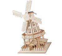 Modèle de Moulin à Vent en Bois, Ensemble de Jouets scientifiques, Panneau, démonstration de Conversion d ' énergie pour l ' enseignement en ide à l ' enseignement de la Physique à Domicile