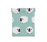 Modèle de Mouton Animal Mignon, Sac de Rangement pour Femmes, Portefeuille supérieur à Presser, Petit Porte-Monnaie, Pochette de Changement