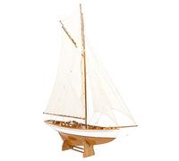 Modèle de navire maquette de voilier yacht à voiles bois 135cm pas de kit