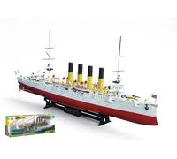 MODÈLE DE NAVIRE STATIQUE ZVEZDA VARYAG RUSSIAN CRUISER KIT DE MODÉLISATION É...