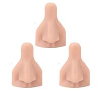 Modèle de nez en silicone Soft Soft Flexible Simulation Modèle pour pratiquer l'enseignement des étudiants novices en médecine (Couleur de peau moyenne)