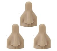 Modèle de nez en silicone Soft Soft Flexible Simulation Modèle pour pratiquer l'enseignement des étudiants novices en médecine (Teint profond)