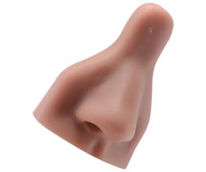 Modèle de Nez en Silicone Souple pour Enseignement et Pratique | Surface Lisse, Facile à Transporter, Ponçage Répété, Pièce Résistante pour Usage Pédagogique
