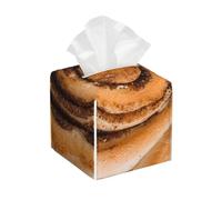 Modèle de Pain délicieux roulés à la Cannelle,Porte-boîte à mouchoirs, Couvercle de boîte à mouchoirs, Distributeur de mouchoirs