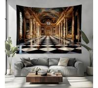 ModèLe de Palais de Luxe Tapisserie, Tenture Murale, Magnifique Tapisserie pour Décoration Chambre Salon Suspendu Tissu Tenture Murale, Plage Couverture 250x200 cm