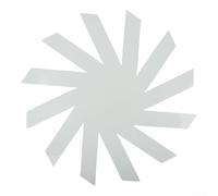 Modèle de panier de rangement en spirale tissé, règle de couture en PET pour matelassage et loisirs créatifs, guide de motifs géométriques pour décoration d'intérieur (38,1 cm)