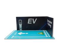 Modèle de parking - plates-formes d'échelle réalistes, minuscule base de disposition de voiture | Mat à surfaces routières peintes, panneau de diorama de garage avec look détaillé pour les véhicules j