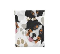 Modèle de Pattes de Chien Bouvier Bernois, Sac de Rangement pour Femmes, Portefeuille supérieur à Presser, Petit Porte-Monnaie, Pochette de Changement