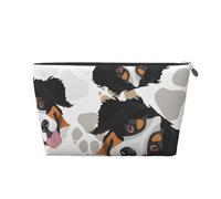 Modèle de Pattes de Chien Bouvier Bernois, Trousse de Toilette Trousse de Maquillage Sac à cosmétiques Trousse de Toilette de Voyage Portable