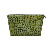 Modèle de Peau de Crocodile, Trousse de Toilette Trousse de Maquillage Sac à cosmétiques Trousse de Toilette de Voyage Portable