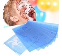 Modèle de Peinture de Visage D'ANIMAL FAMILIER, Modèles de Pochoirs de Peinture de Dessin de 12 Pièces, Pochoirs de Peinture de Visage Réutilisables pour la Fête de Noël D'Halloween