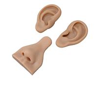 Modèle de perçage en Silicone souple, Flexible, extensible, réutilisable, modèle de pratique du perçage du corps humain (Peau foncée)