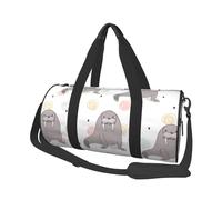 Modèle de Phoque et de Morse, Sac de Voyage de Grande capacité, Sac à Main Rond, Sac de Voyage de Sport, fourre-Tout, Sac de Fitness