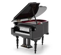 Modèle de Piano Miniature, modèle de Mini Piano en Bois avec Banc et étui Noir Musique Cadeau pour Noël, Anniversaire, Saint Valentin