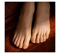 Modèle de pied réaliste en silicone Modèle de pied de simulation grand UR 46 9 9 Moule de tir affichage accessoires peinture médicale enseignement de grande taille pieds mâles(All Joint Movable,Left f