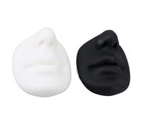 Modèle de Piercing, Modèle de Bouche de Nez en Silicone Souple, Modèle de Faux Piercing Nez Lèvre Réaliste pour Affichage de Bijoux de Maquillage Semi-permanent pour les Débutants