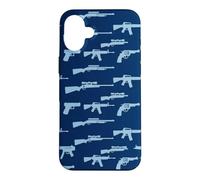 Modèle de Pistolet Collection d'armes à feu Marine Coque pour iPhone 16 Plus