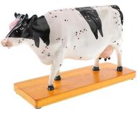 Modèle De Points D'acupuncture For Animaux, Modèle D'acupuncture Bovine, Modèle Anatomique 4d Du Corps D'une Vache, 68 Points D'acupuncture Courants Avec La Moitié Gauche