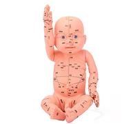 Modèle De Points D'Acupuncture Pour Massage Pédiatrique - Mannequin Bébé De Médecine Traditionnelle Chinoise, Poupée De Simulation Avec Points D'Acupuncture, Massage Pour Bébé Au Toucher Pour Le Musé
