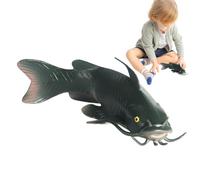 Modèle De Poisson-Chat - 6,3 X 3,15 X 2,36 Pouces - Jouet Modèle De Poisson-Chat, -chatt Réaliste | Figurine Statique Solide Réaliste, Jouet Éducatif, Jeu Créatif Et Artisanat À Texture Claire |