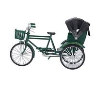 Modèle de Pousse-Pousse à 3 Roues en Alliage, Design Rétro pour Une Utilisation Décorative dans Les Maisons de Poupées, Cadeaux, Maison, 1 Pièce (Green)