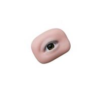 Modèle de pratique d ' extension de cils gauche/droite, idéal pour les étudiants et les professionnels, apprentissage des techniques de cils, tapis de pratique avec fouet antidérapant
