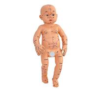 Modèle de pratique de massage pédiatrique avec points d'acupuncture Anatomie de bébé pour l'éducation des soignants et les soins infirmiers à domicile PVC Pratique de massage infantile
