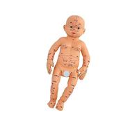 Modèle de pratique de massage pédiatrique avec points d'acupuncture Anatomie de bébé pour l'éducation des soignants et les soins infirmiers à domicile PVC Pratique de massage infantile