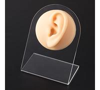 Modèle de Pratique de Nez d'oreille en Silicone 1:1 for l'affichage de Bijoux de Corps(Left Ear)