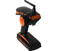 Modèle de radio émetteur RC, fréquence 2,4G, émetteur 2CH, récepteur 3CH, orange